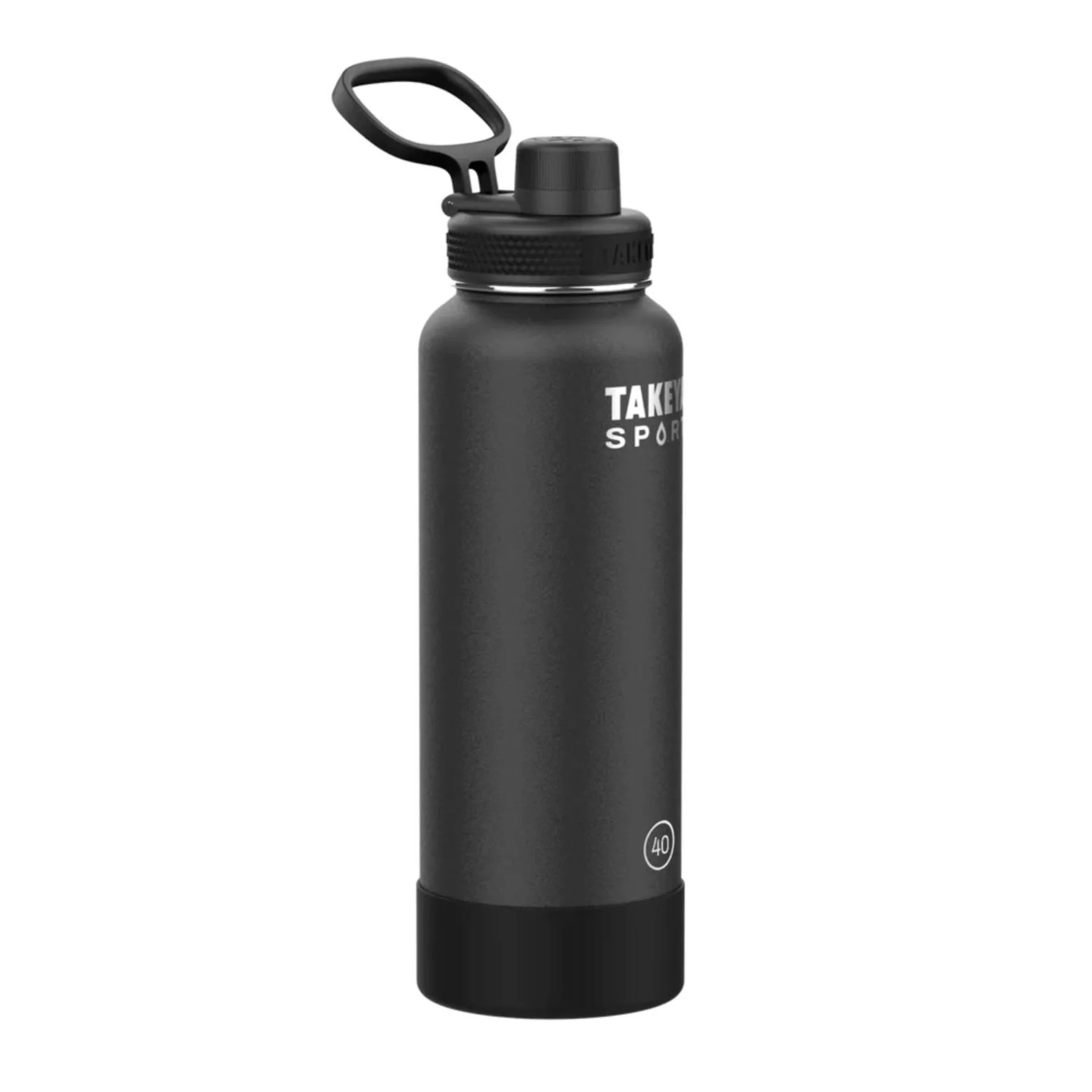 40 oz Takeya® Stainless Steel Insulated Sport Water Bottle w/ Spout Lid view 2