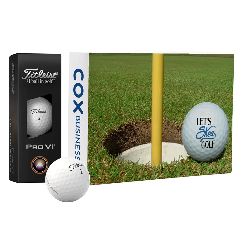 Titleist Pro V1 Golf Ball Dozen w/Custom Lid