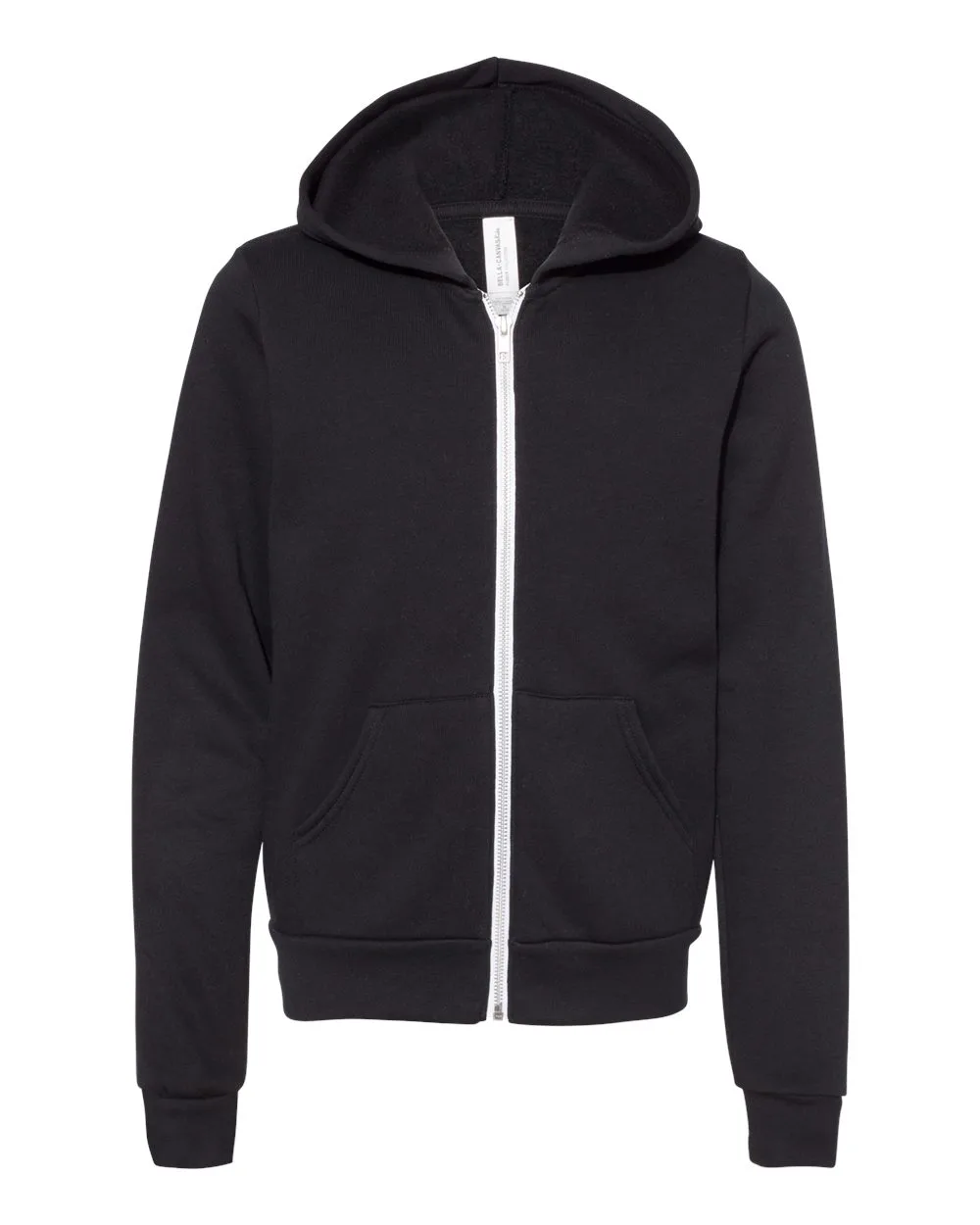 Bella + Canvas Youth Sponge Fleece Full-Zip Hoodie