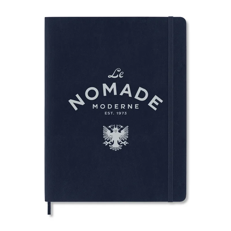 Moleskine® Soft Cover Ruled X-Large Notebook - Sapphire Blue