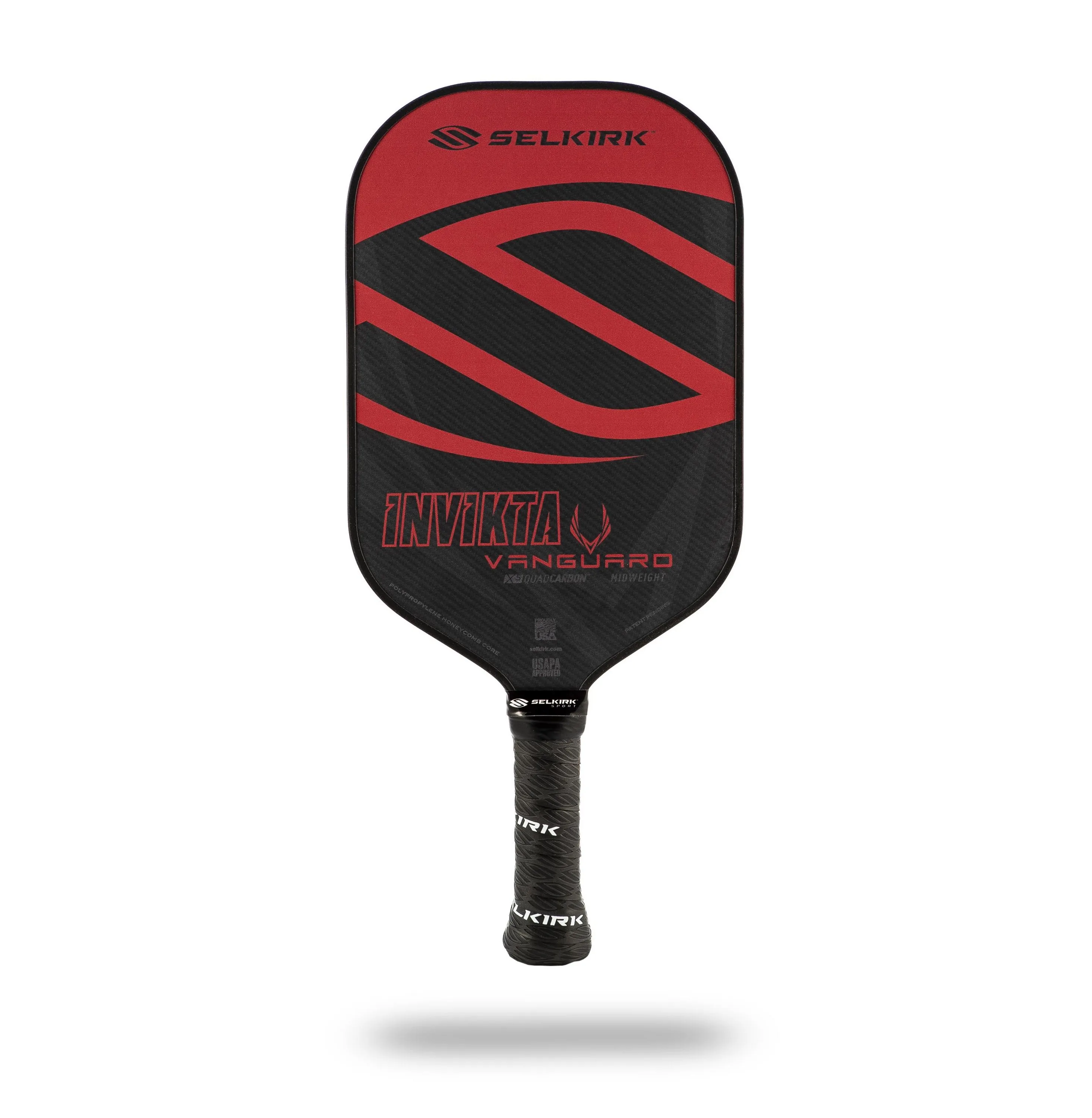 Selkirk Amped Invikta Midweight Selkirk Red Pickleball Paddle