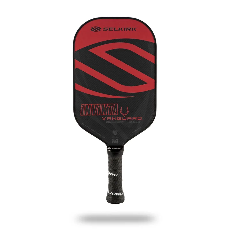 Selkirk Amped Invikta Midweight Selkirk Red Pickleball Paddle