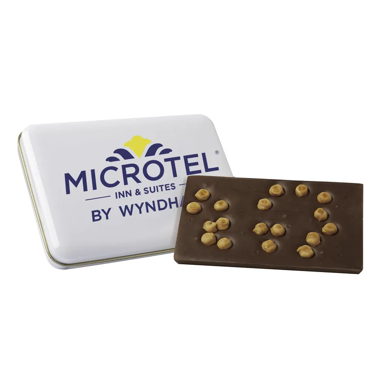 Milk Chocolate & Caramel Bit Bark Tin