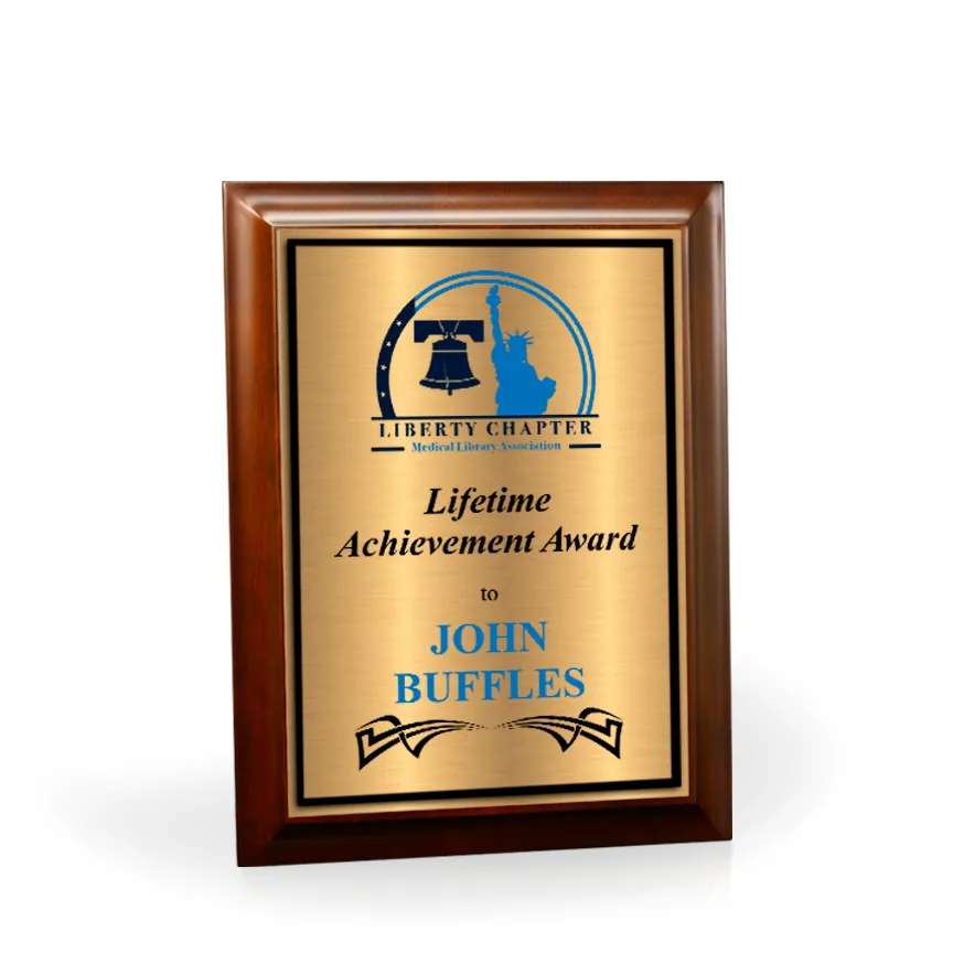 Jordan Plaque Gold - Small