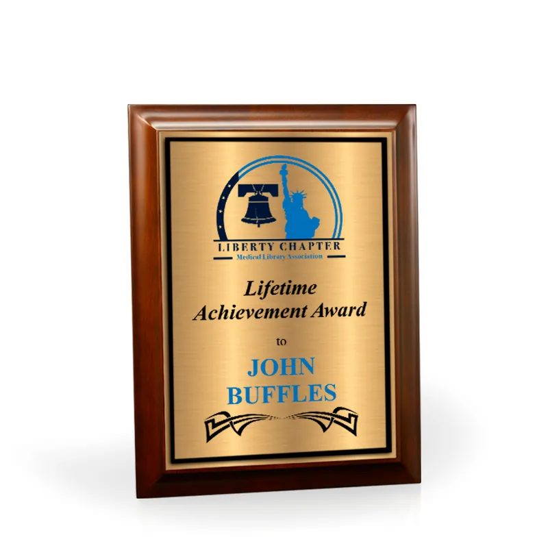 Jordan Plaque Gold - Small view 2