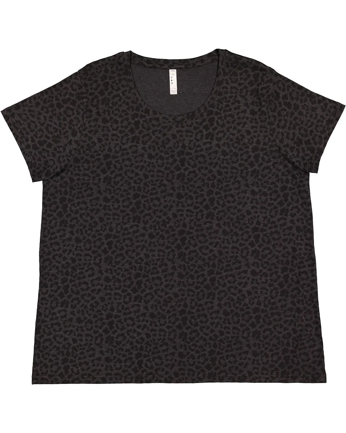 LAT Ladies' Curvy Fine Jersey T-Shirt view 3