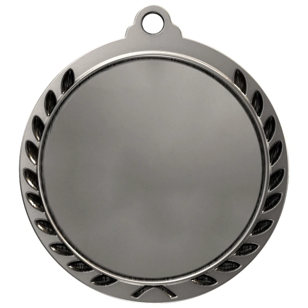 Antique 2nd Place Wreath Award Medallion (1-3/4") view 2