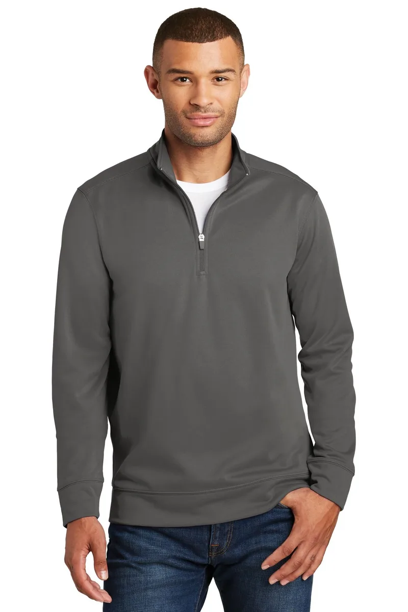 Port & Co™ Performance Fleece 1/4-Zip Pullover Sweatshirt. view 6