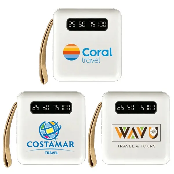 Portable Charger with Built in Cable 5000mAh Power Bank