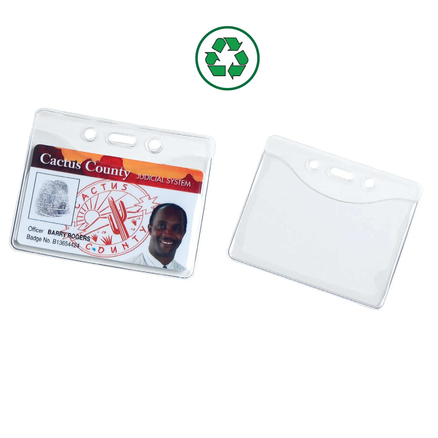 Earth Friendly Horizontal Card Holder