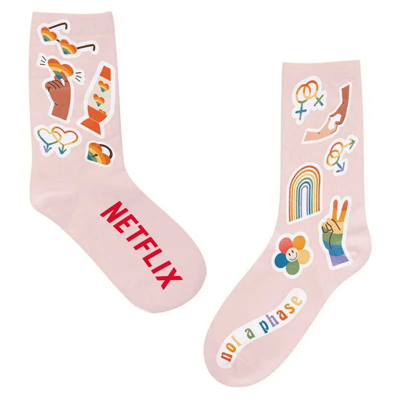 Full Color Crew Socks view 2