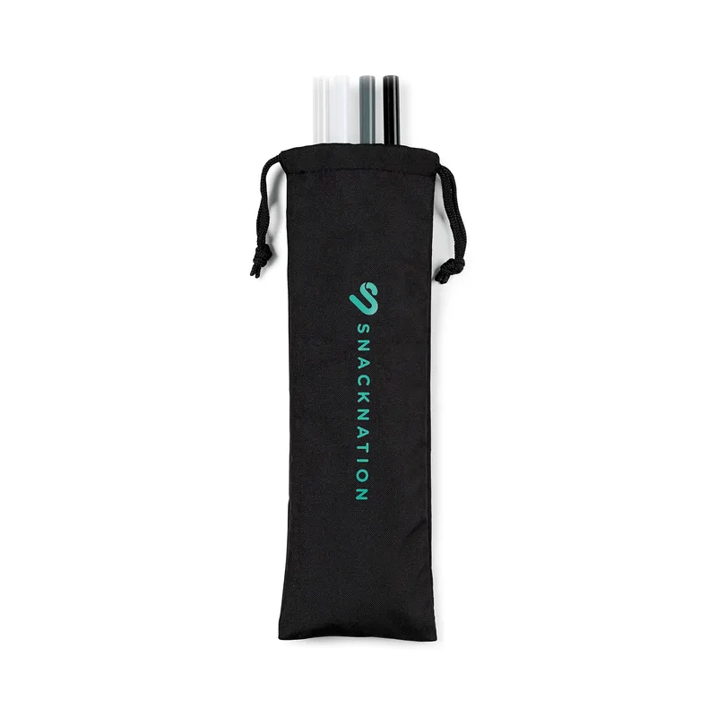Aviana™ Juniper Reusable Tritan Straw Set - Black