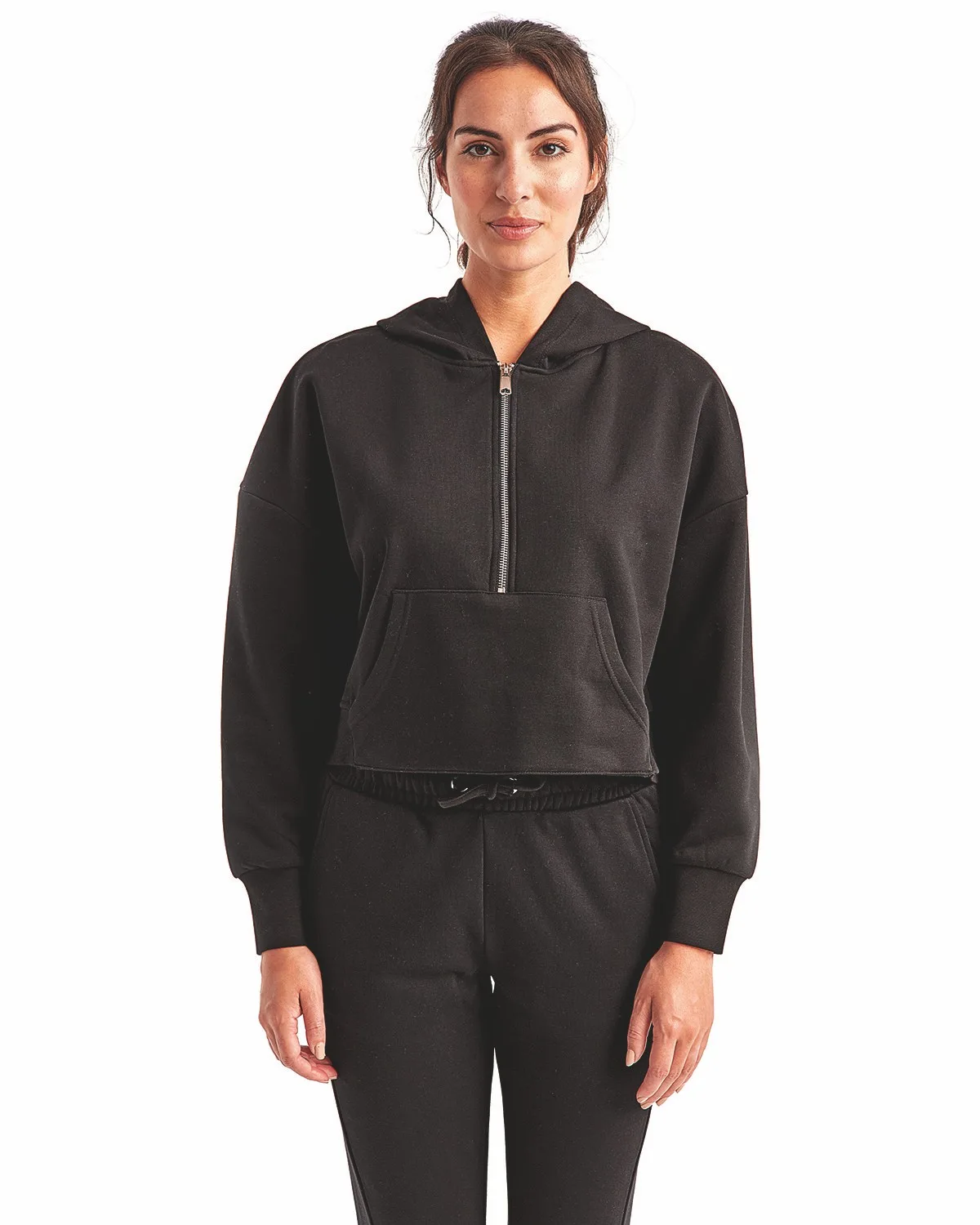 TriDri® Women's Alice Half-Zip Hooded Sweatshirt
