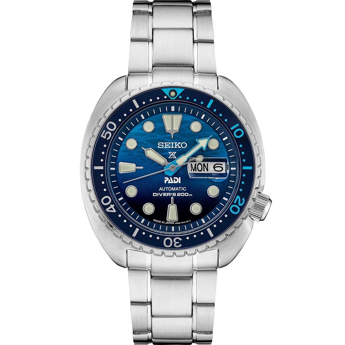 Seiko Watch Prospex Ss Automatic Blue Dial Padi Se