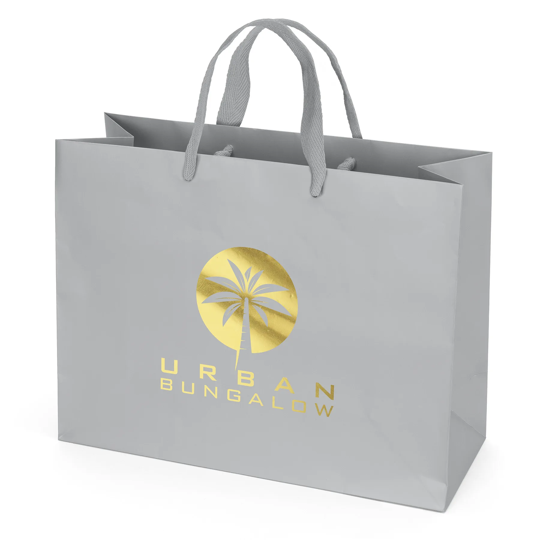 London - Matte Eurotote - Foil Print (13" x 5" x 10")
