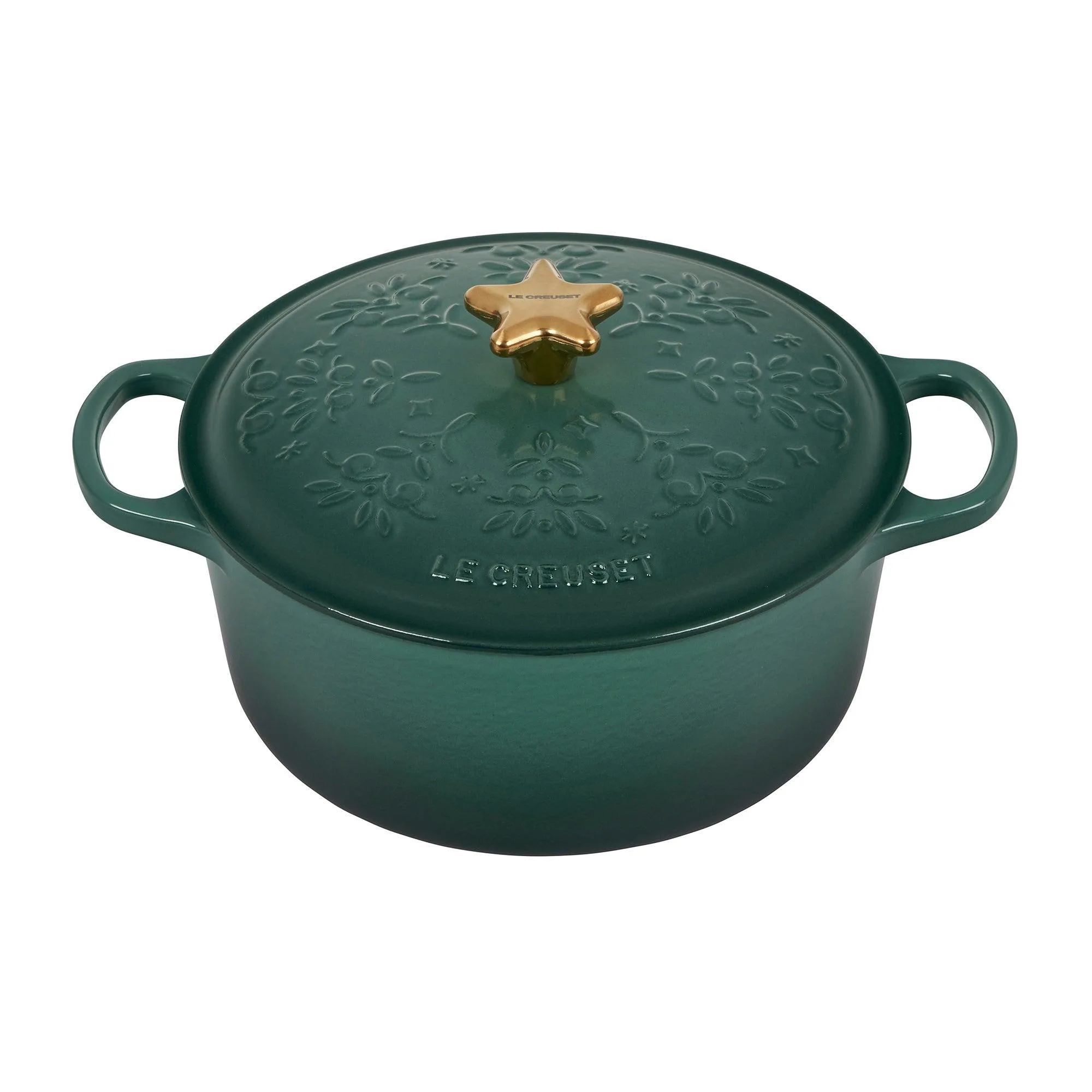 Le Creuset Noel Collection 4.5Qt Signature Cast Iron Round Dutch Oven Artichaut