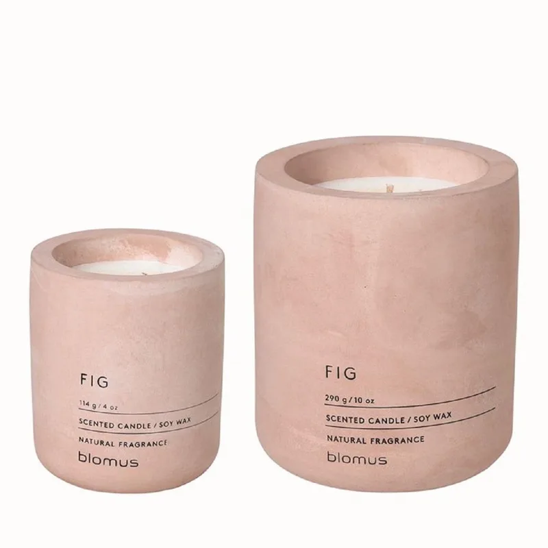 Blomus Fraga Candle Set In Concrete Container