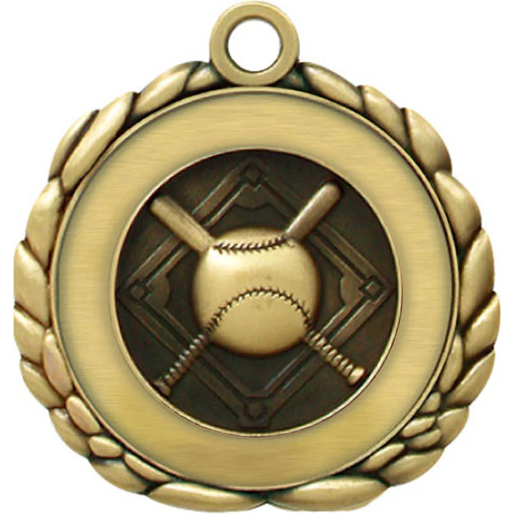 Vibraprint® Baseball Quali-Craft Medallion (2-1/2") view 2