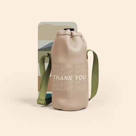 Oytex™ Growler Cover w/Drawstring view 2