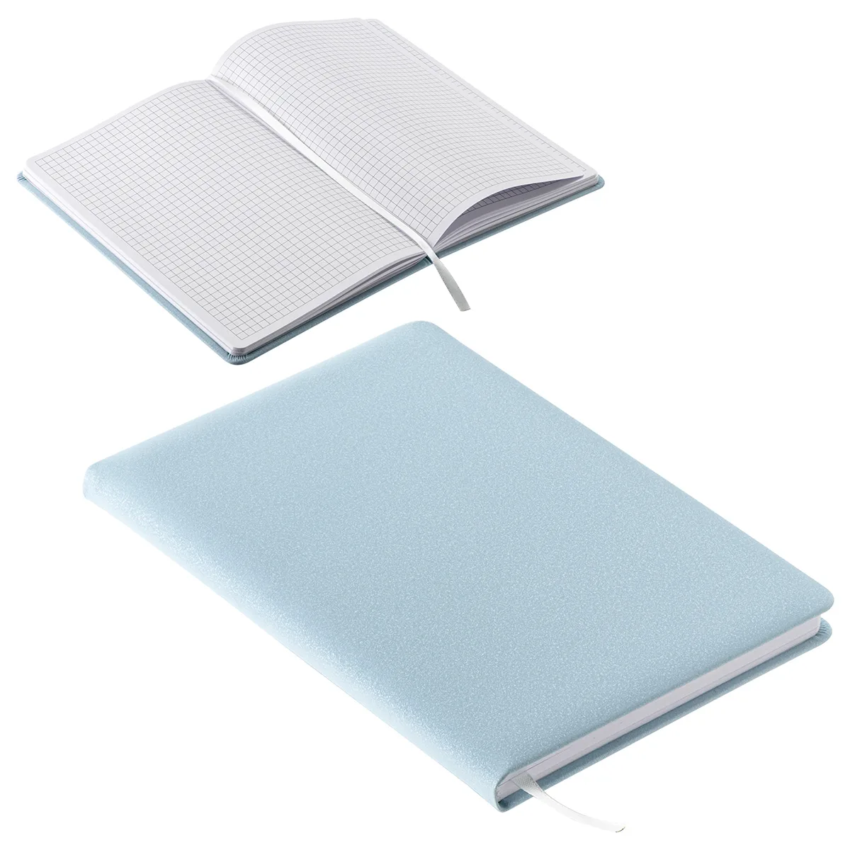Draftsman Padded Hardcover Journal with Grid-Lined Paper view 6