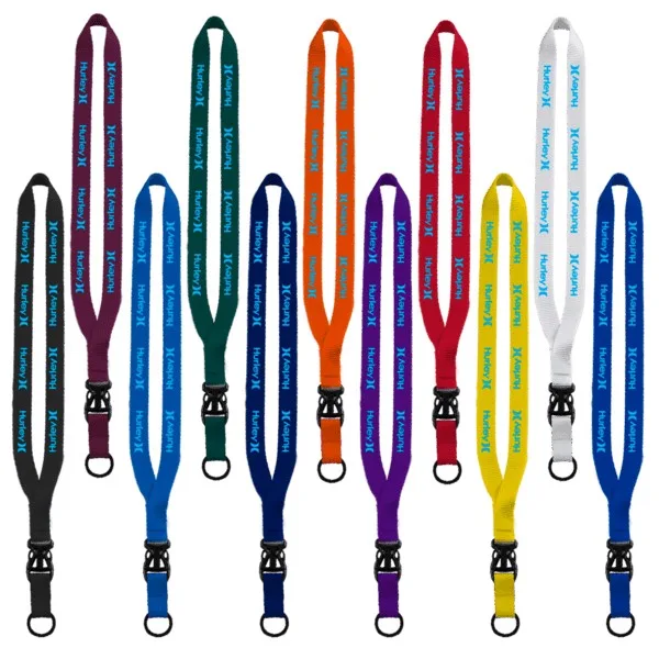 3/4" Smooth Nylon Slide Release Lanyard view 2