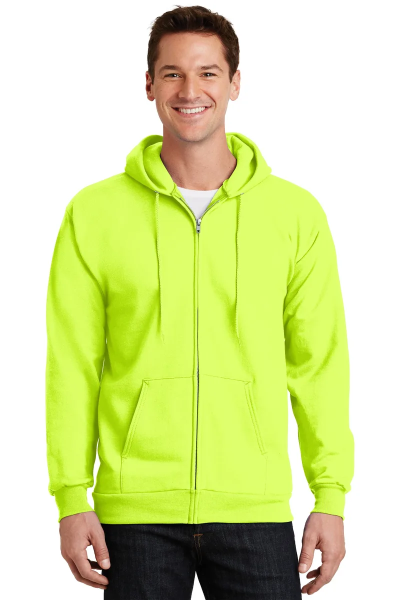 Port & Co™ Essential Fleece Full-Zip Hooded Sweatshirt. view 6