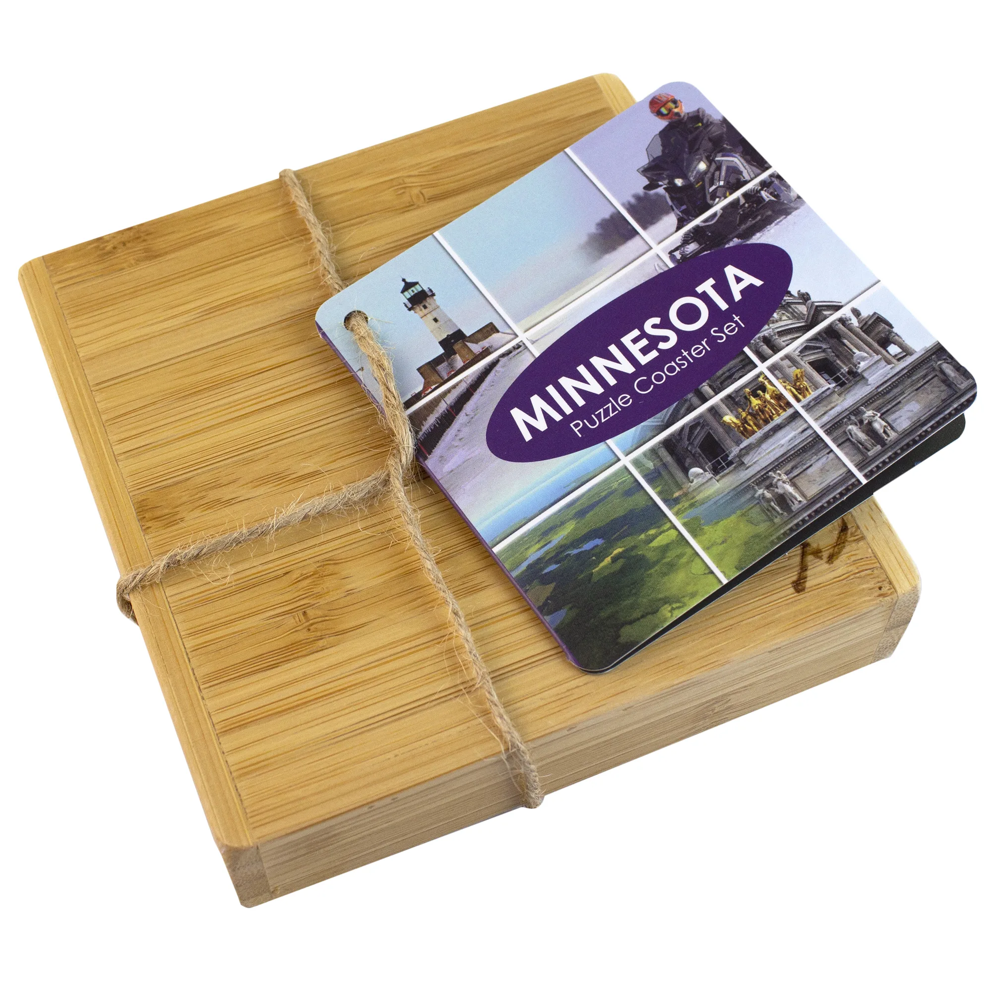 Minnesota Puzzle Coaster Set view 6