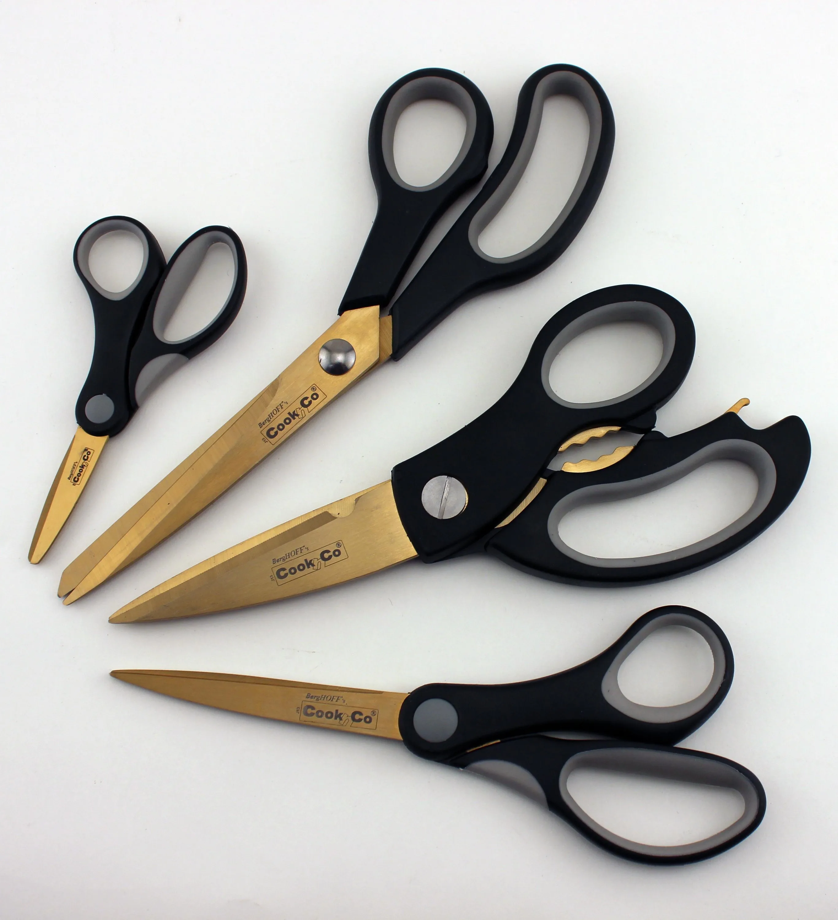 BergHoff Studio Gold Series Ti Scissors Set 4Pc