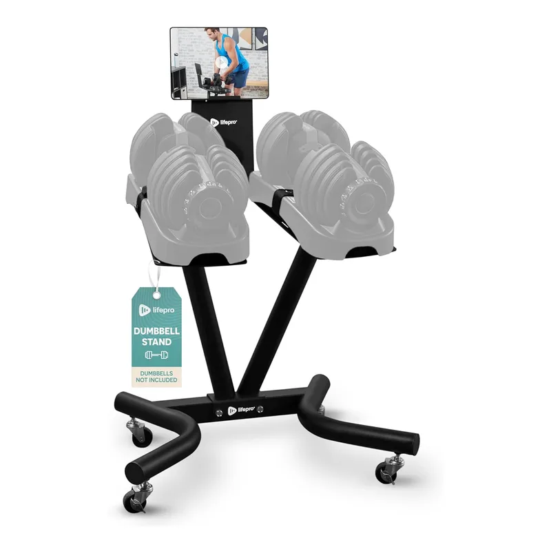 Lifepro PowerFlow Pro Adjustable Dumbbell Stand