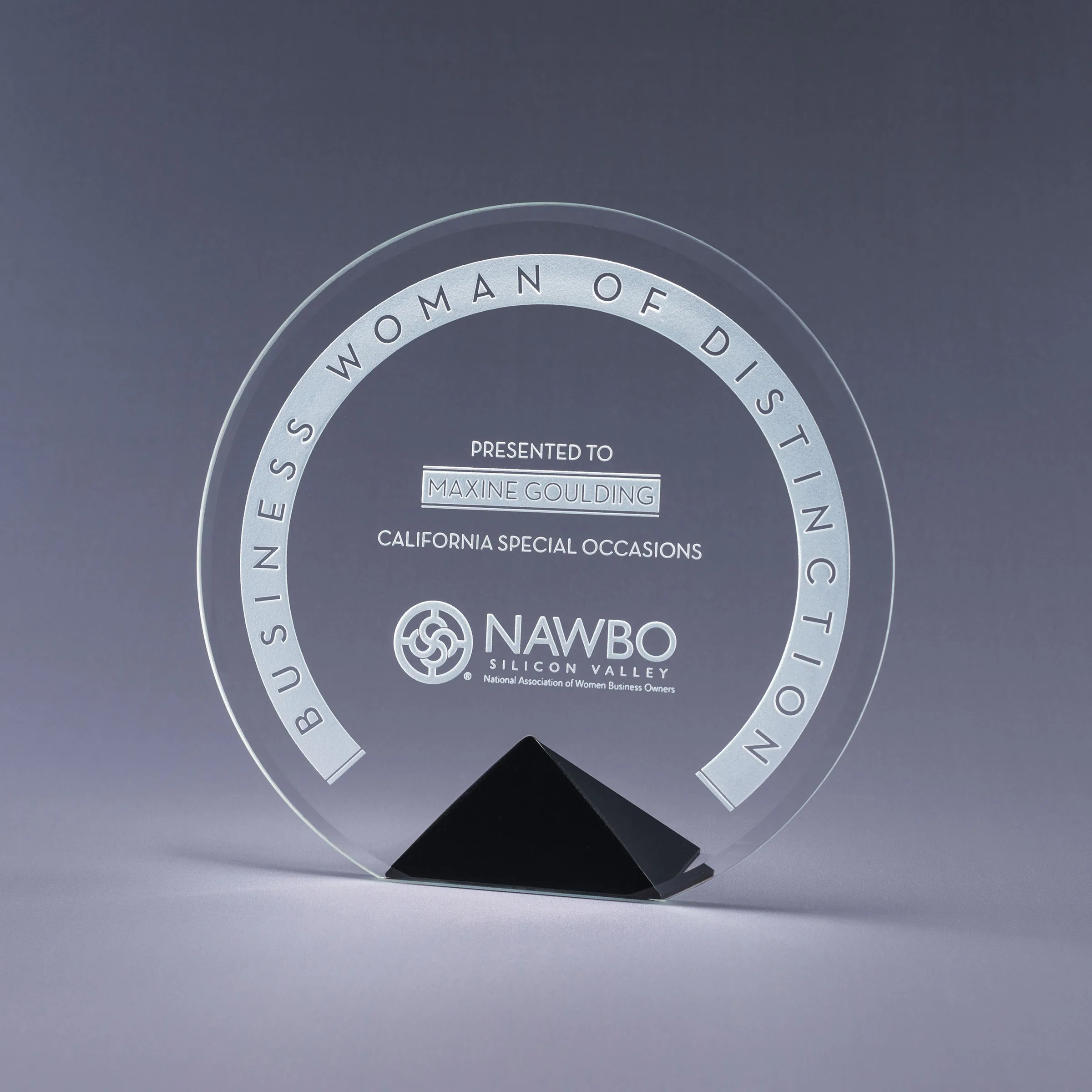 6.5" Black Cyrk Award