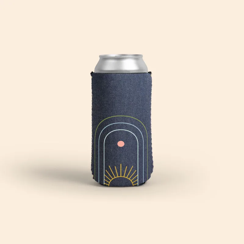 16 Oz. Denim Neoprene Energy Drink Kolder Kaddy™ Beverage Insulator