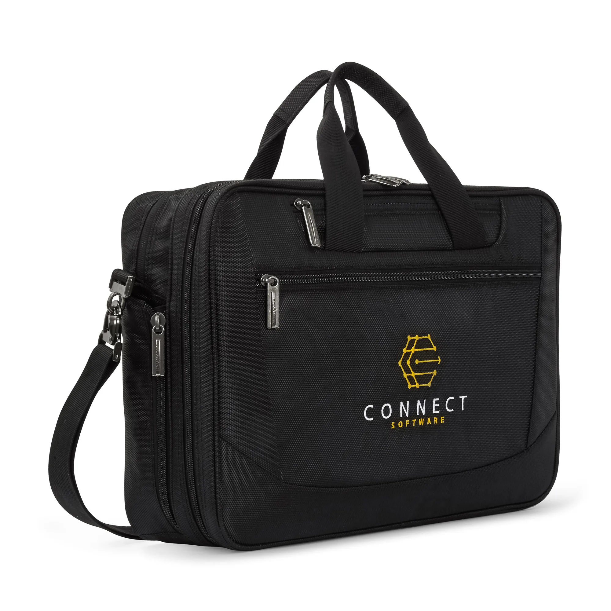 Travis & Wells® Transit Laptop Portfolio - Black