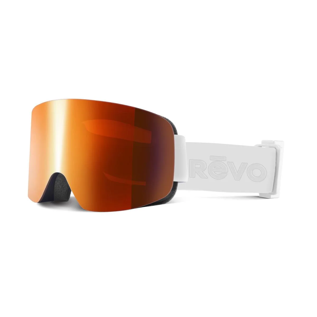 Revo Sunglasses Matte White Bode Miller No. 9 Goggles w/Interchangeable Lens