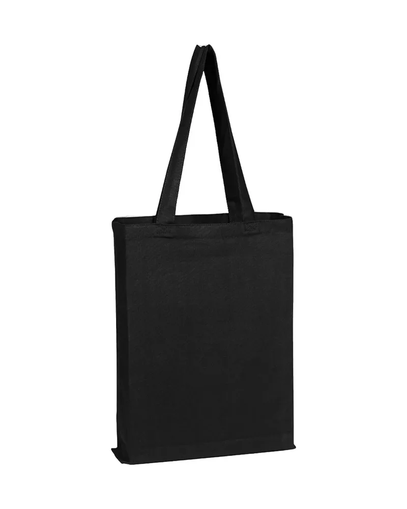Q-Tees™ Canvas Gusset Promotional Tote Bag view 2