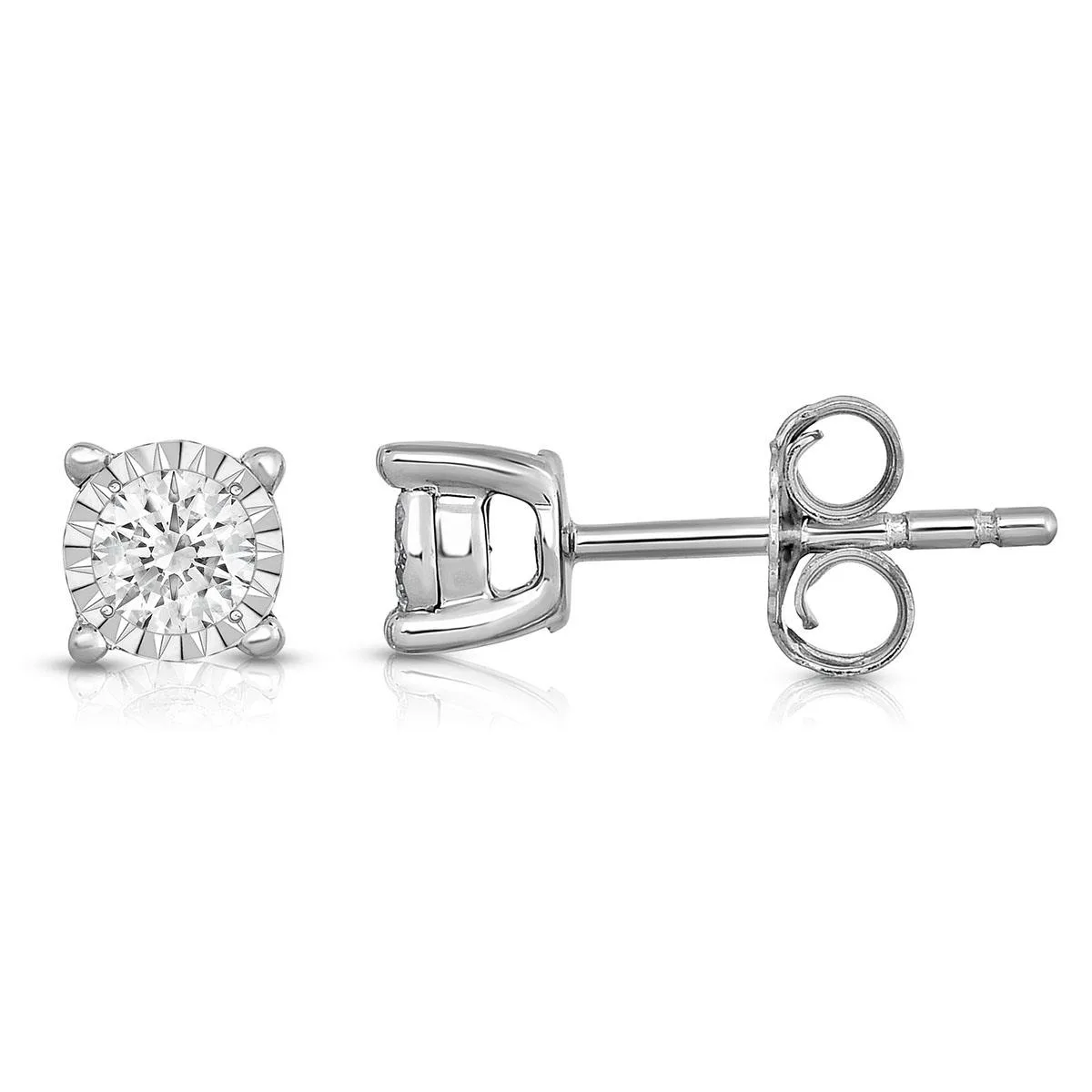 Jilco Inc Diamond Solitaire Earrings - .33twt