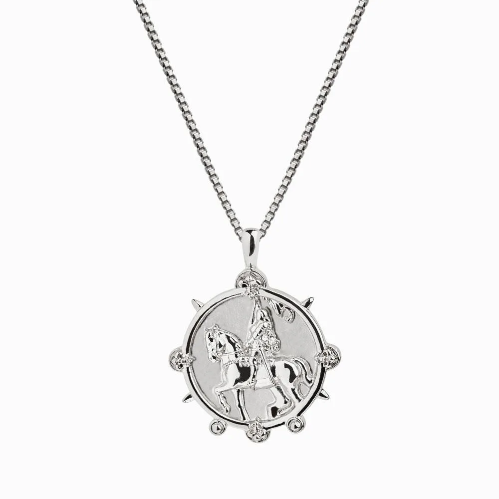 Jilco Inc Joan Of Arc Coin Necklace