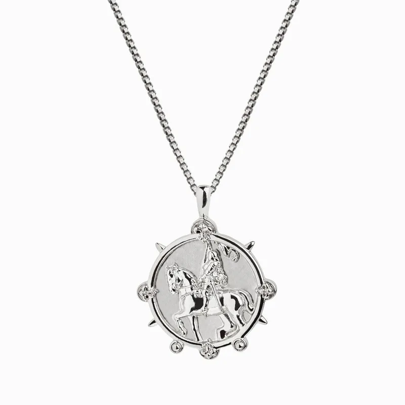 Jilco Inc Joan Of Arc Coin Necklace