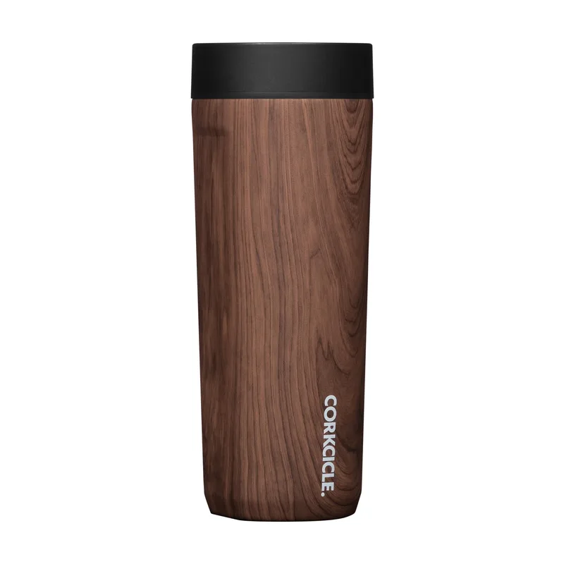 Corkcicle 17 Oz Commuter Cup - Walnut Wood