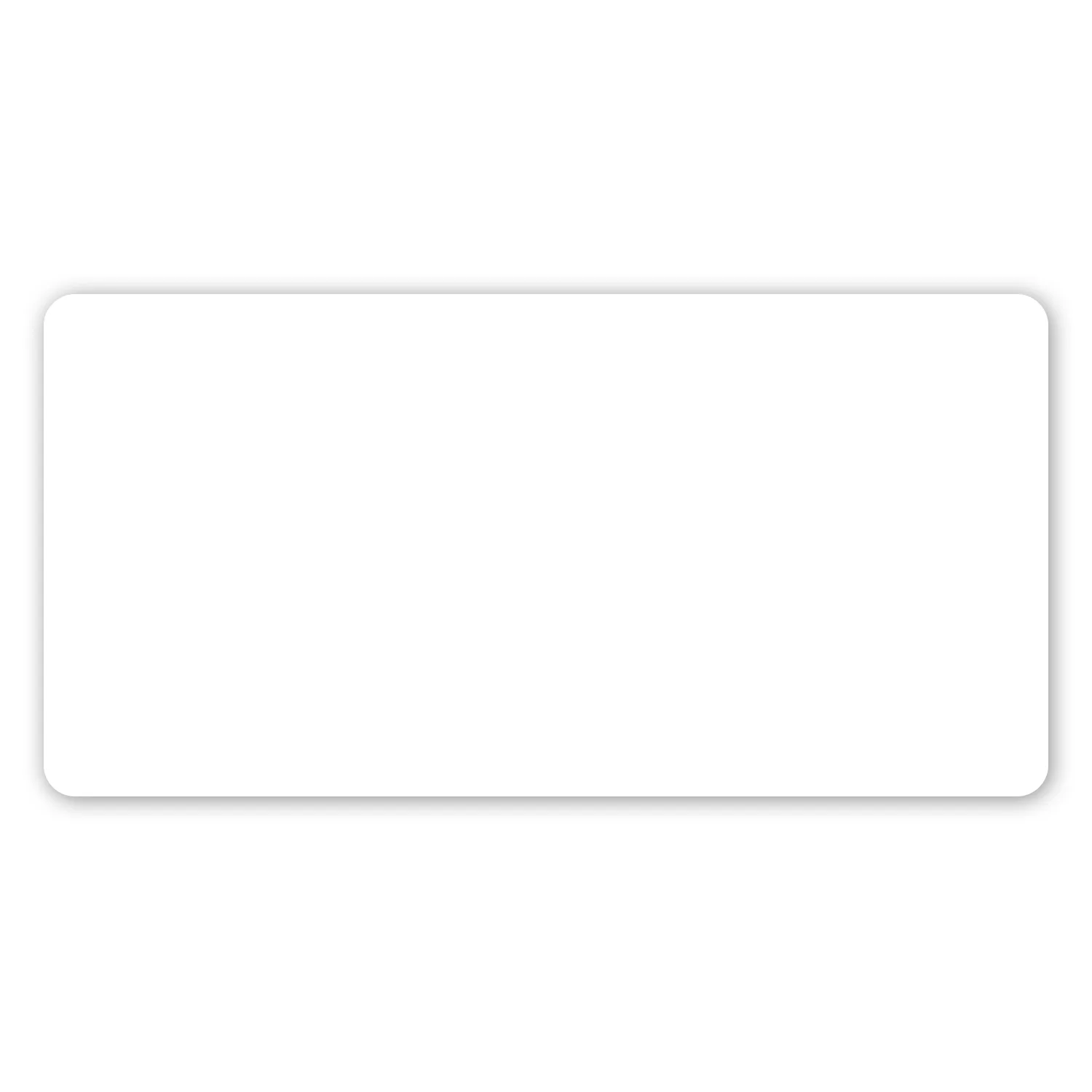 2 X 4" Rectangle Removable Label view 2