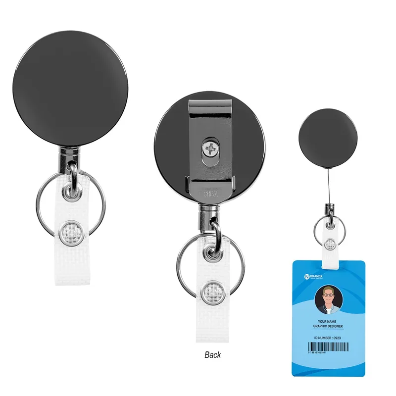 Steel Retractable Badge Holder view 3