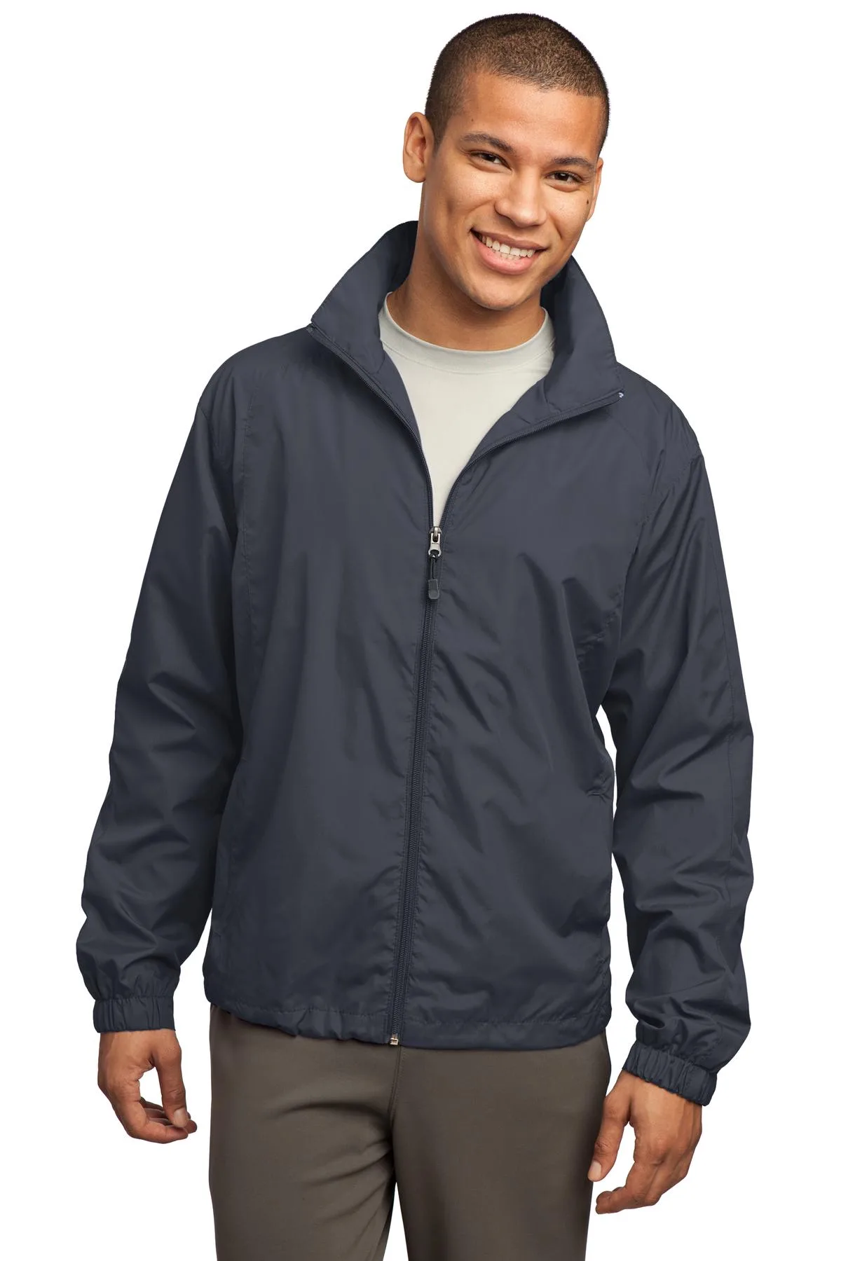 Sport-Tek® Full-Zip Wind Jacket. view 2