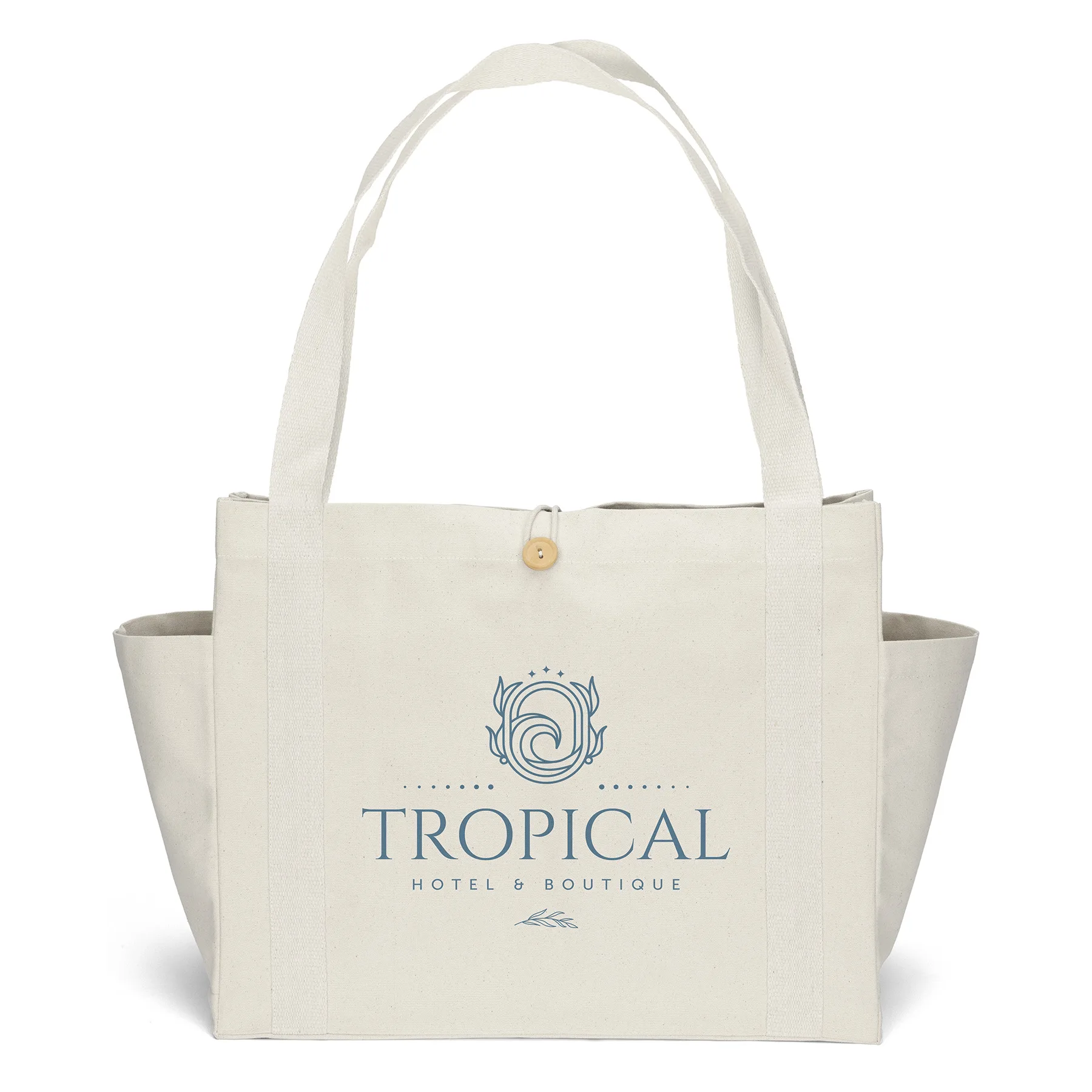 Sandford™ Deluxe Canvas Tote - Screen Print (18" x 8" x 15")