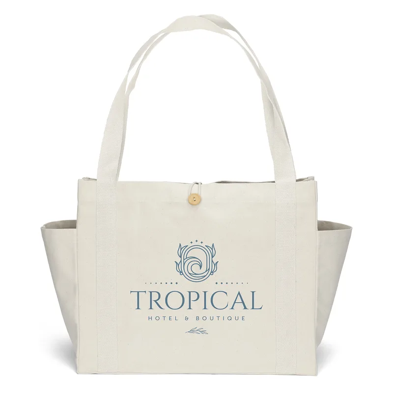 Sandford™ Deluxe Canvas Tote - Screen Print (18" x 8" x 15")