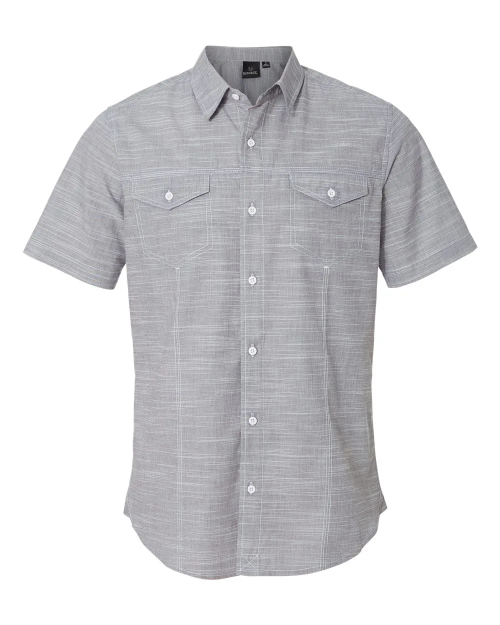 Burnside® Textured Solid Short Sleeve Shirt