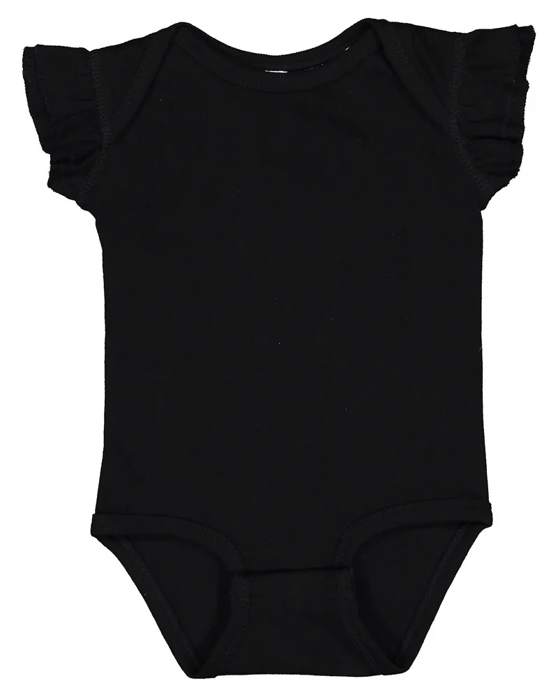 Rabbit Skins Infant Flutter Sleeve Bodysuit