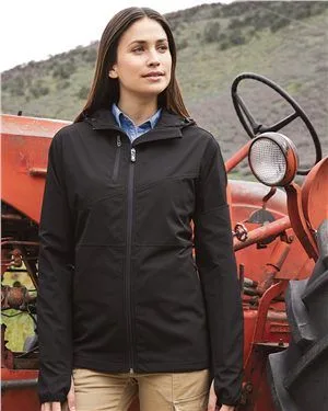 DRI DUCK® Women's Ascent Soft Shell Hooded Jacket