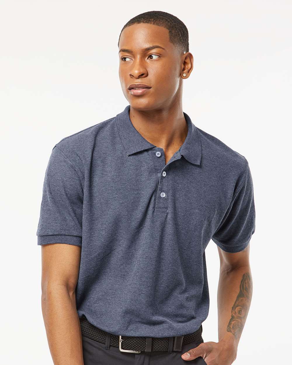 Tultex® Unisex 50/50 Sport Polo Shirt view 4