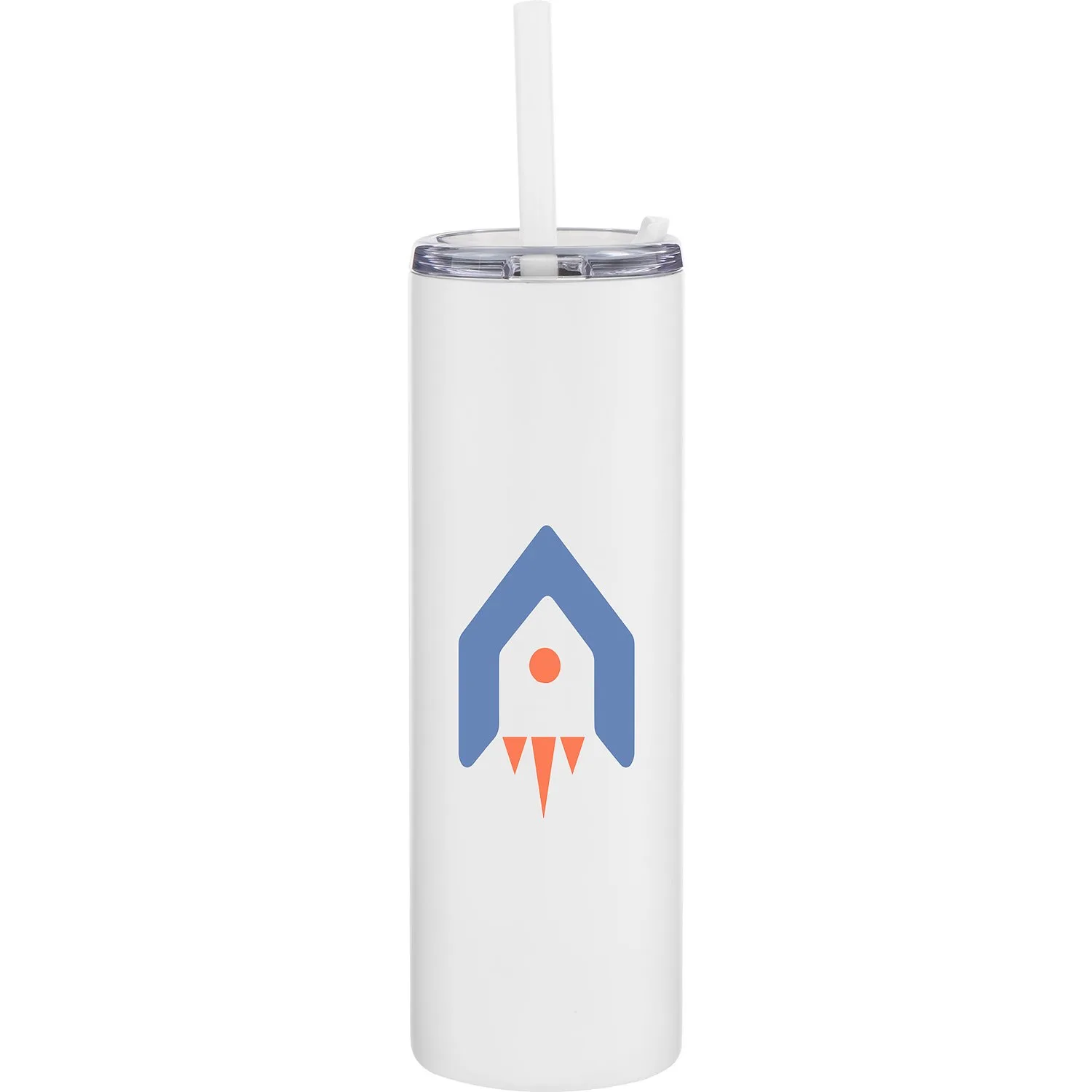 16 oz Lane Travel Tumbler (Matte White)