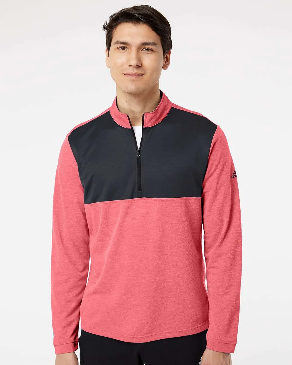 Adidas® Lightweight Quarter-Zip Pullover view 6