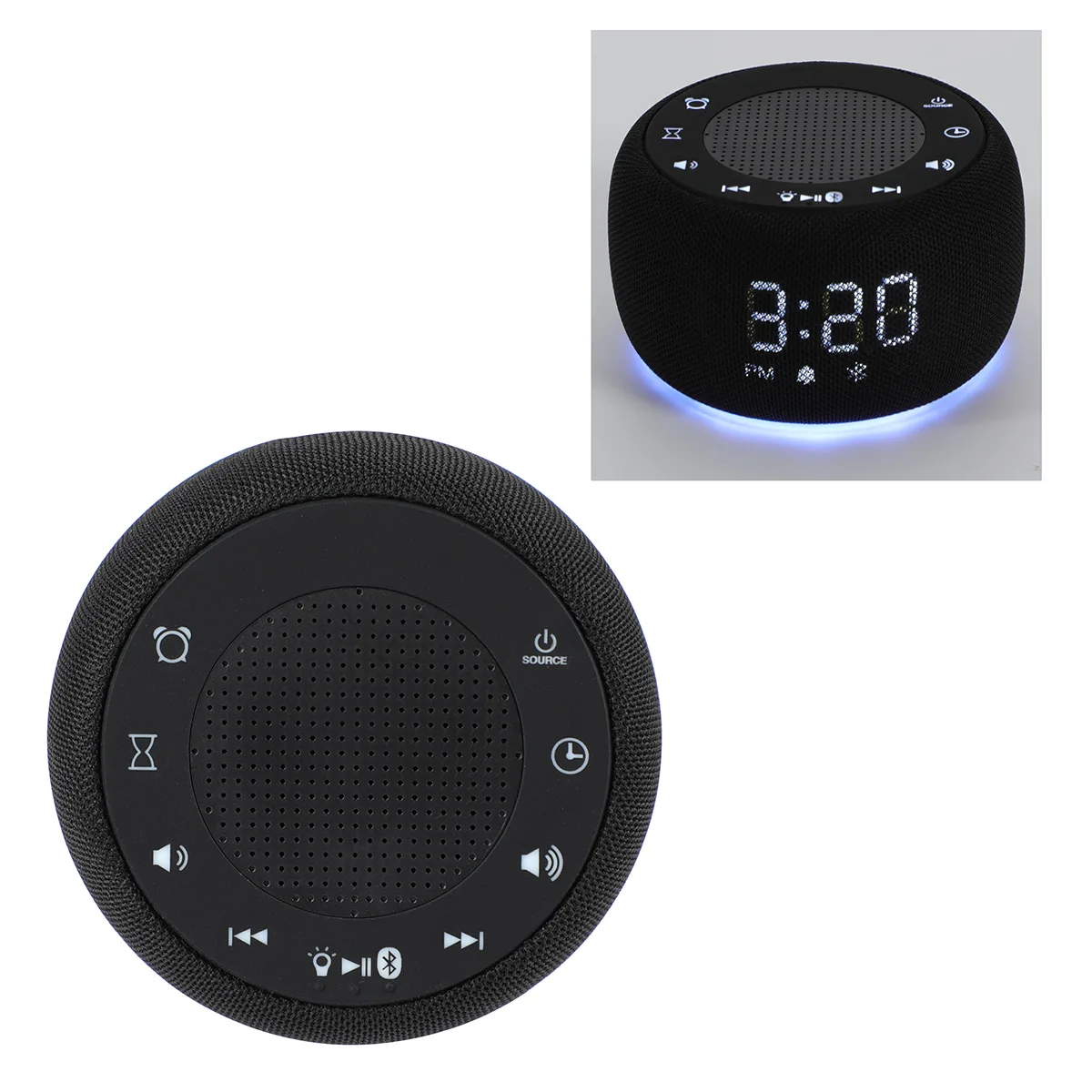 Meridian Digital Clock with Wireless Speaker & White Noise Sounds view 2